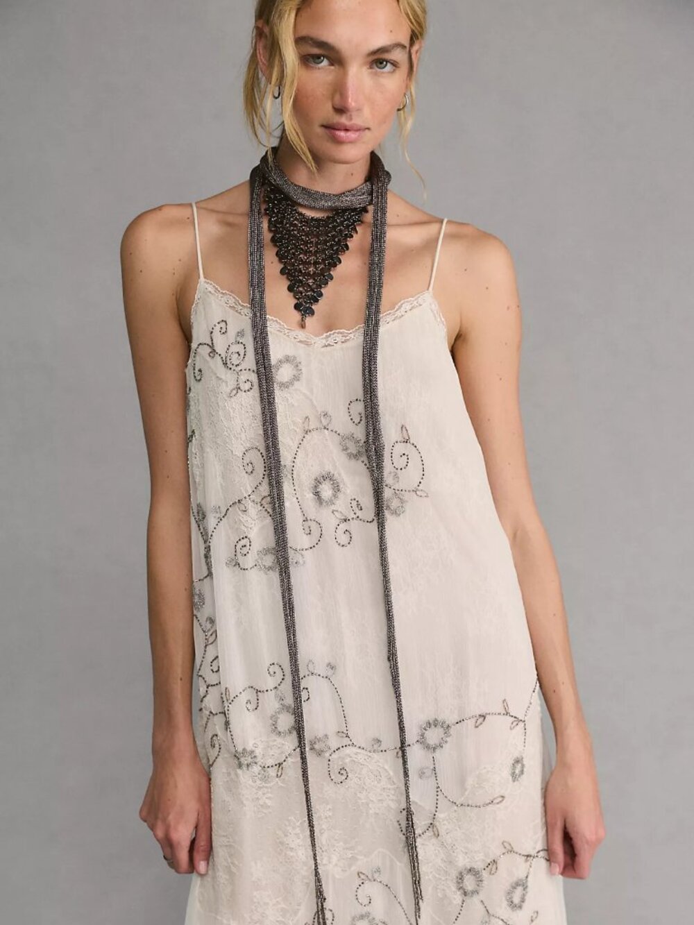 Drippy Sequin Scarf